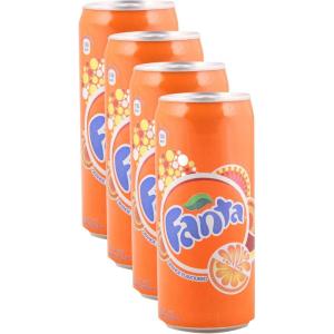 Fanta Boisson orange douce du zéro 330 ml (24 boîtes)(Orange)