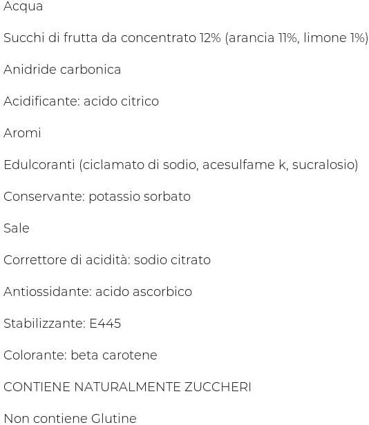 image24 x San Benedetto Allegra Aranciata Zero PET sans sucre 025 L Limonade orange sans sucre