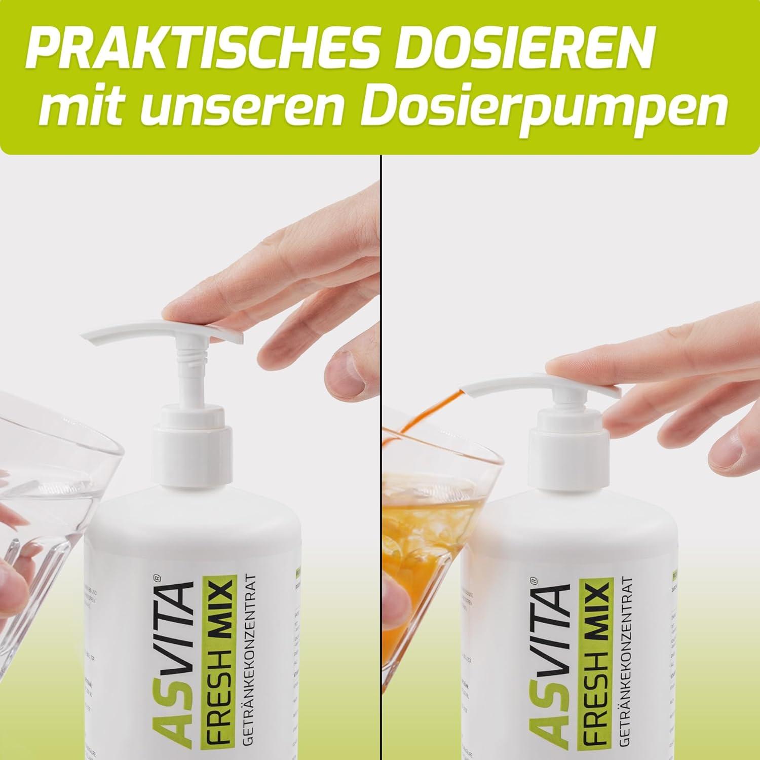 imageAsVita Sirop sans sucre ASVita Fresh Mix 180 Bouteille de 1 litre Sirop de boisson sans sucre 26 dlicieuses saveurs th glac et pommeTh glac au citron