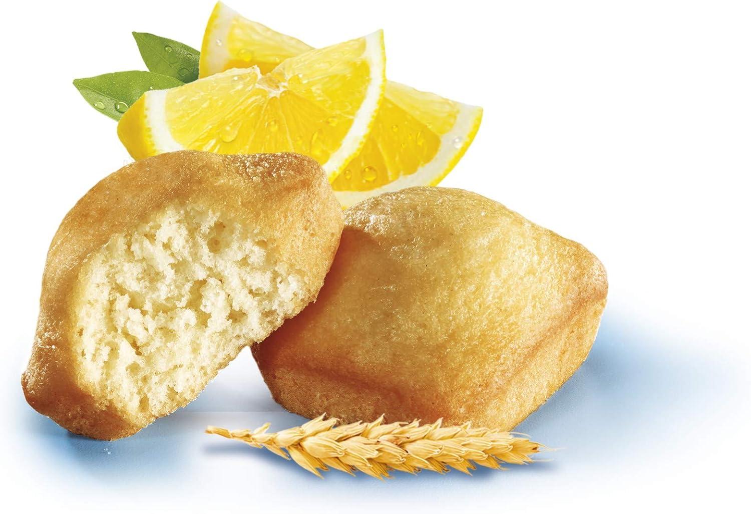 imageGerbl Moelleux Saveur Citron Sans Sucres Gteaux Moelleux au Citron Sans Huile de Palme Format Individuel Pratique 196g 7 sachetsCitron