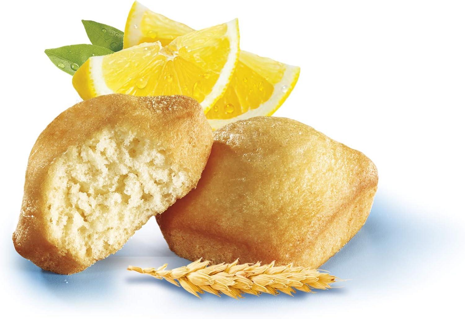 imageGerbl Moelleux Saveur Citron Sans Sucres Gteaux Moelleux au Citron Sans Huile de Palme Format Individuel Pratique 196g 7 sachetsCitron