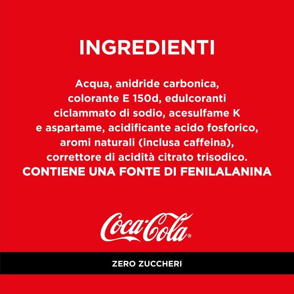 imageLot de 24 COLA ZERO canette 33 cl sans sucresCocaCola Zero