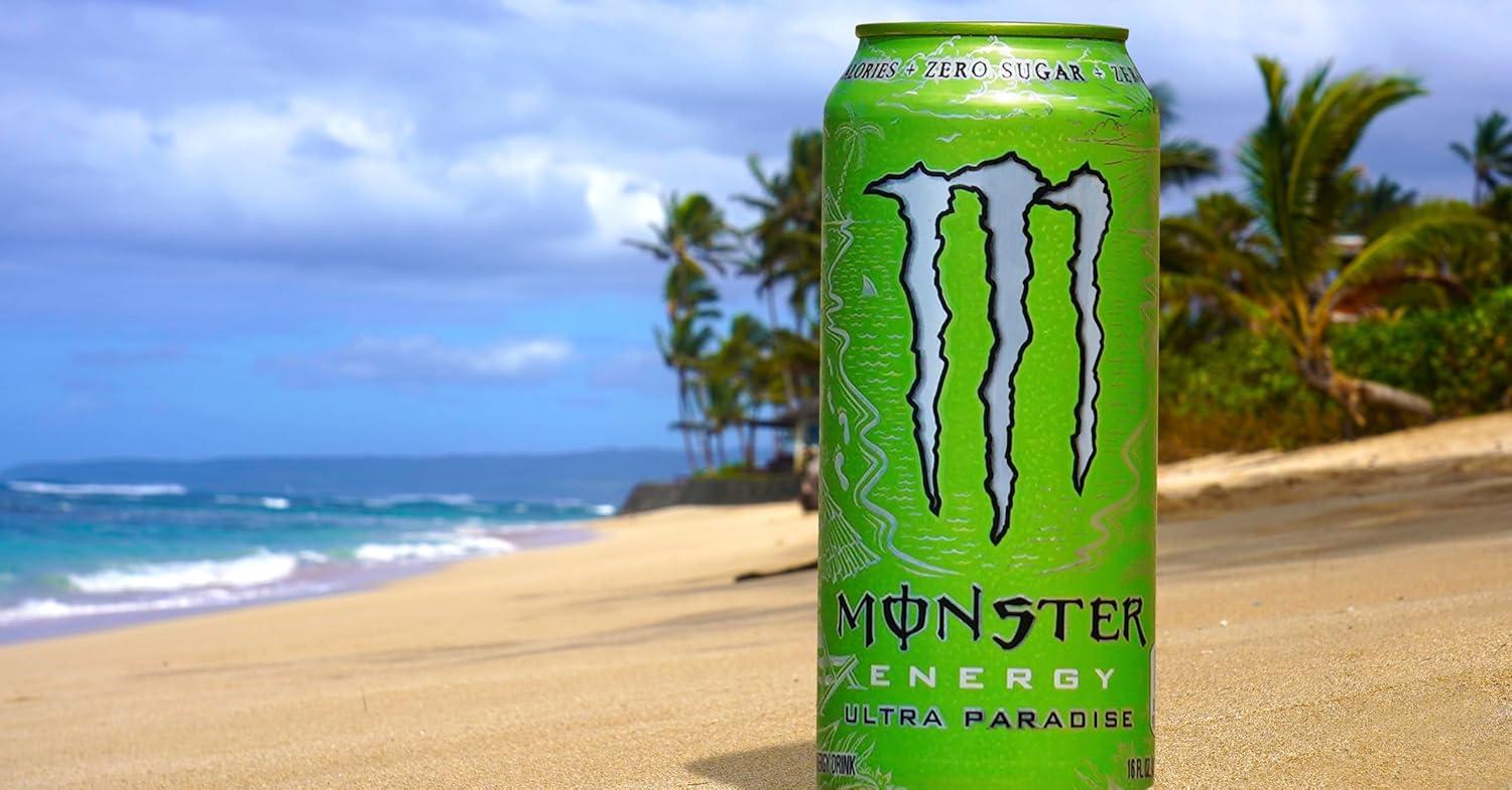 imageMonster Energy Ultra Fiesta Lot de 24 boissons nergisantes sans sucre la mangue 473 mlPomme
