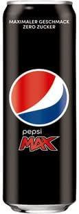 imagePepsi Sans sucre Boisson rafrachissante sans sucre de Pepsi Sans calories Cola contenant de la cafine en bote Bote jetable 24 x 033 l la conception de lemballage peut varier330 ml 24er Pack