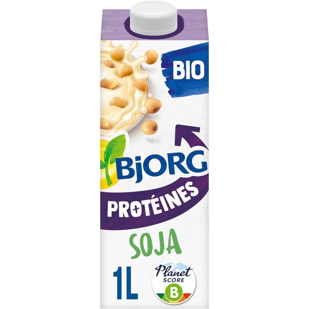 imageBJORG Boisson Vgtale Soja Sans Sucres Boisson Bio Riche en Protines 1 L x 6Protine