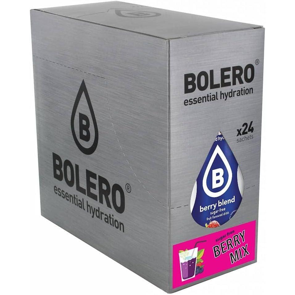 imageBoisson Bolro BERRY MIX  24x9g I boisson rafrachissante en poudre sans sucre dulcore  la stvia  Vitamine C  pour diabtiques  armes de baies  boissons pour la famille et les amis