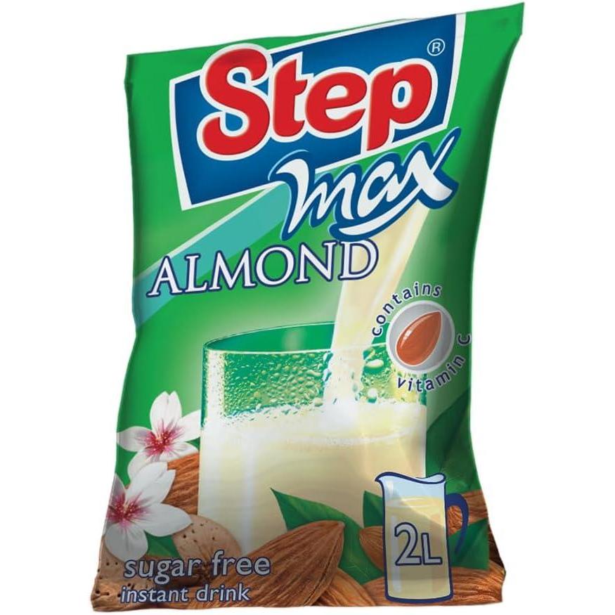imageKENDY Step Aromatiseur deau sans sucre zro calorie prpar en poudre pour boisson instantane 24 sachets au got AmandeAmande