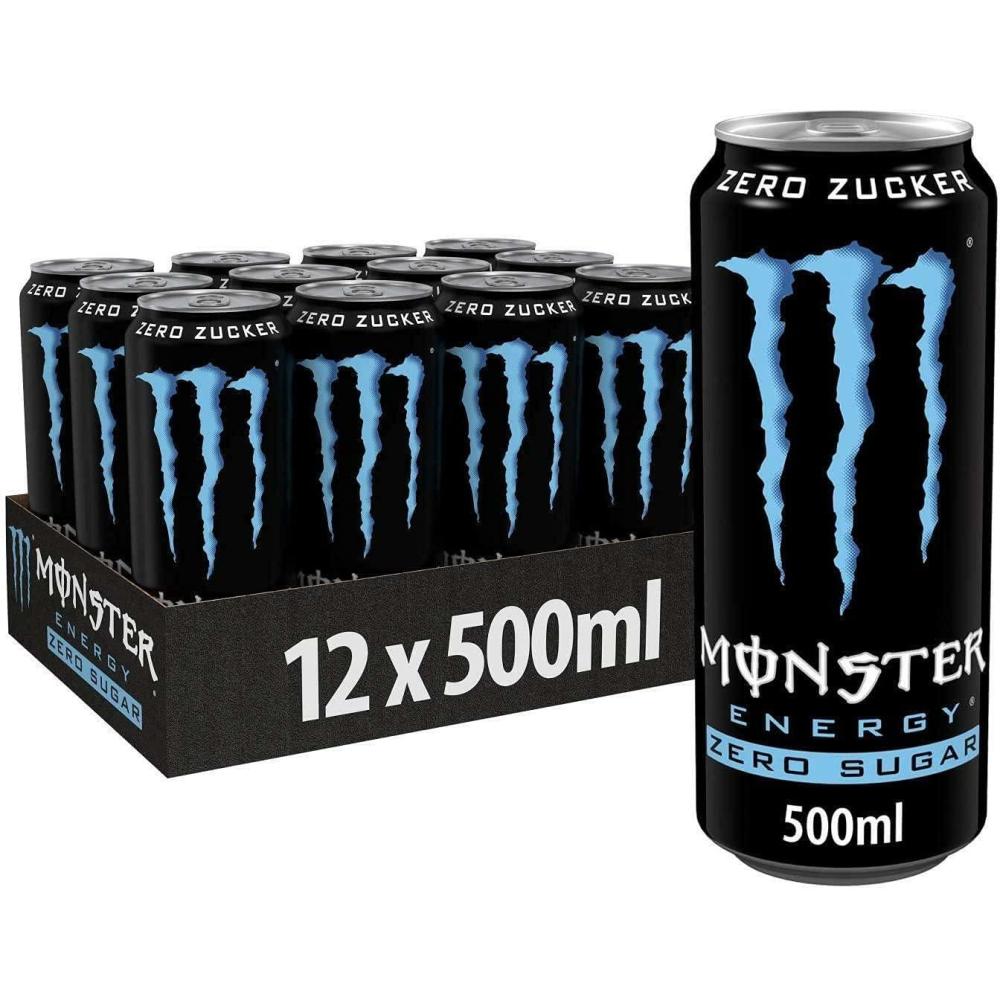 imageMonster Energy Ultra Fiesta Lot de 24 boissons nergisantes sans sucre la mangue 473 mlZitrone