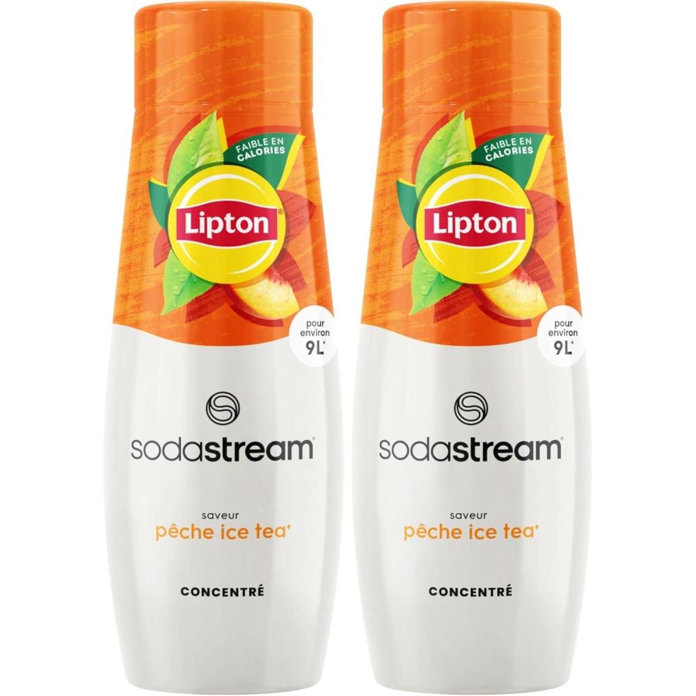 imageSodastream Concentr 7UP Free Sans Sucres 100 du Got Original Avec Bouchon Doseur 440 ml440 ml Lot de 2