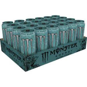 Monster Energy Ultra Fiesta Lot de 24 boissons énergisantes sans sucre à la mangue, 473 ml(Ultra Fiesta)