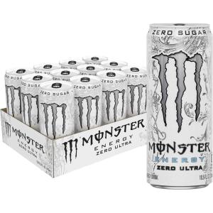 Monster Energy Ultra Fiesta Lot de 24 boissons énergisantes sans sucre à la mangue, 473 ml(Zero Ultra)
