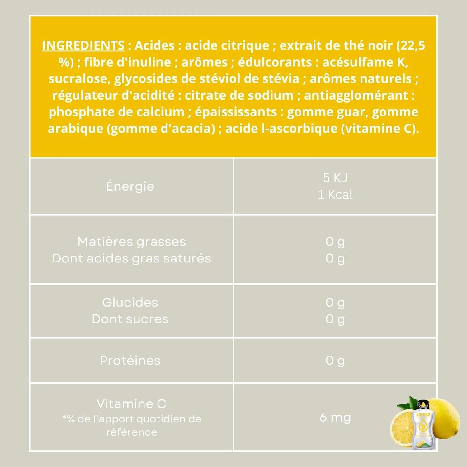 imageBOLERO ICE TEA Pche 10 sticks 8g de Poudre pour Boisson sans sucre la Stevia Sans Conservateur ni colorants artificiels Faible en calories il convient pour toute la FamilleIce Tea Citron