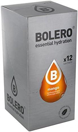 imageBolero Drink Instant Drink Mango sachet de 24 x 9 g chaque sachet suffit pour 15 litre 25 litres de boisson prte boire sans sucre ni gaz carbonique sans aspartame sucr avec Stevia