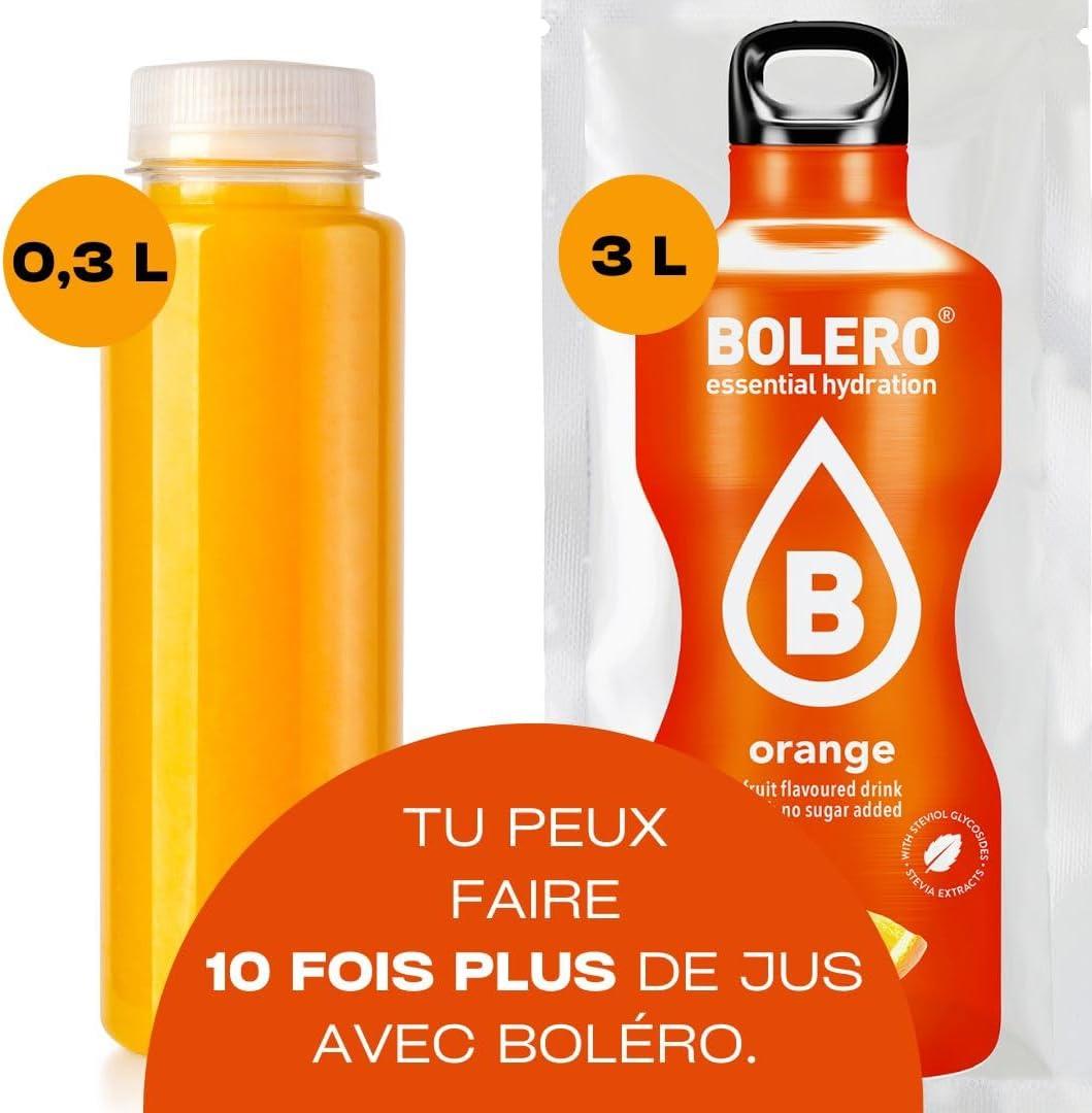 imageBolero boissons ICE TEA MIX STICKS 24x3g I boisson rafrachissante en poudre sans sucre dulcore la stvia boisson hypocalorique la vitamine C