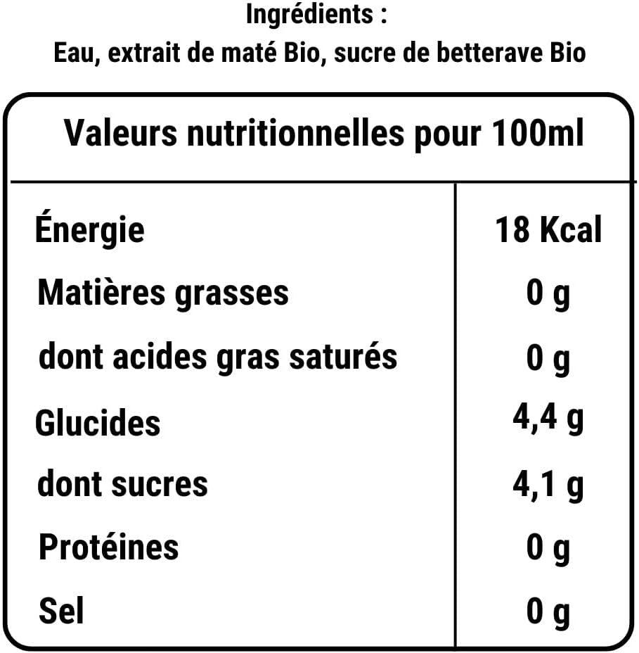 imageFRAT MAT Boisson nergisante Bio Sport Energy Drink au Mat Canettes Sans Bulles 250ml 80mg Cafine Naturelle Faible en Sucre Sans Taurine ni Armes ArtificielsTh vert