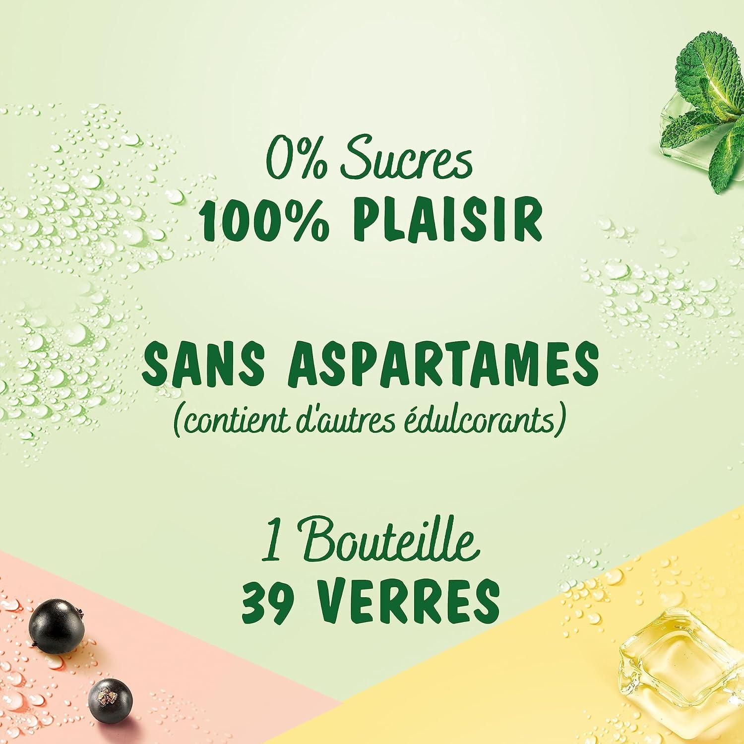 imageTeisseire Zro Sucre Sirop Saveur Mojito pour Cocktail et Cocktail sans Alcool Boisson rafrachissante Bidon 3x60cl