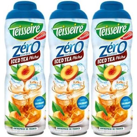 imagePack de 3 sirops de ICE TEA PCHE 0 SUCRE 3X06 L
