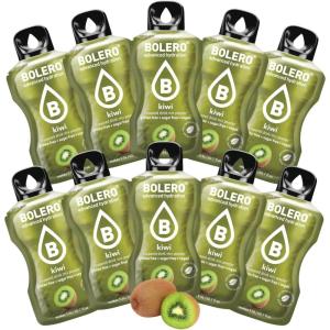 BOLERO Pina Colada | 10 sticks 9g de Poudre pour Boisson sans sucre à la Stevia | Sans Conservateur ni colorants artificiels, Faible en calories, il convient pour toute la Famille(Kiwi)