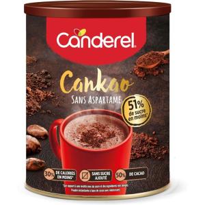 Canderel – Cankao – Poudre de Cacao – 31% de Calories en moins – 52% de sucre en moins – boîte 250 g(250 g (Lot de 1))