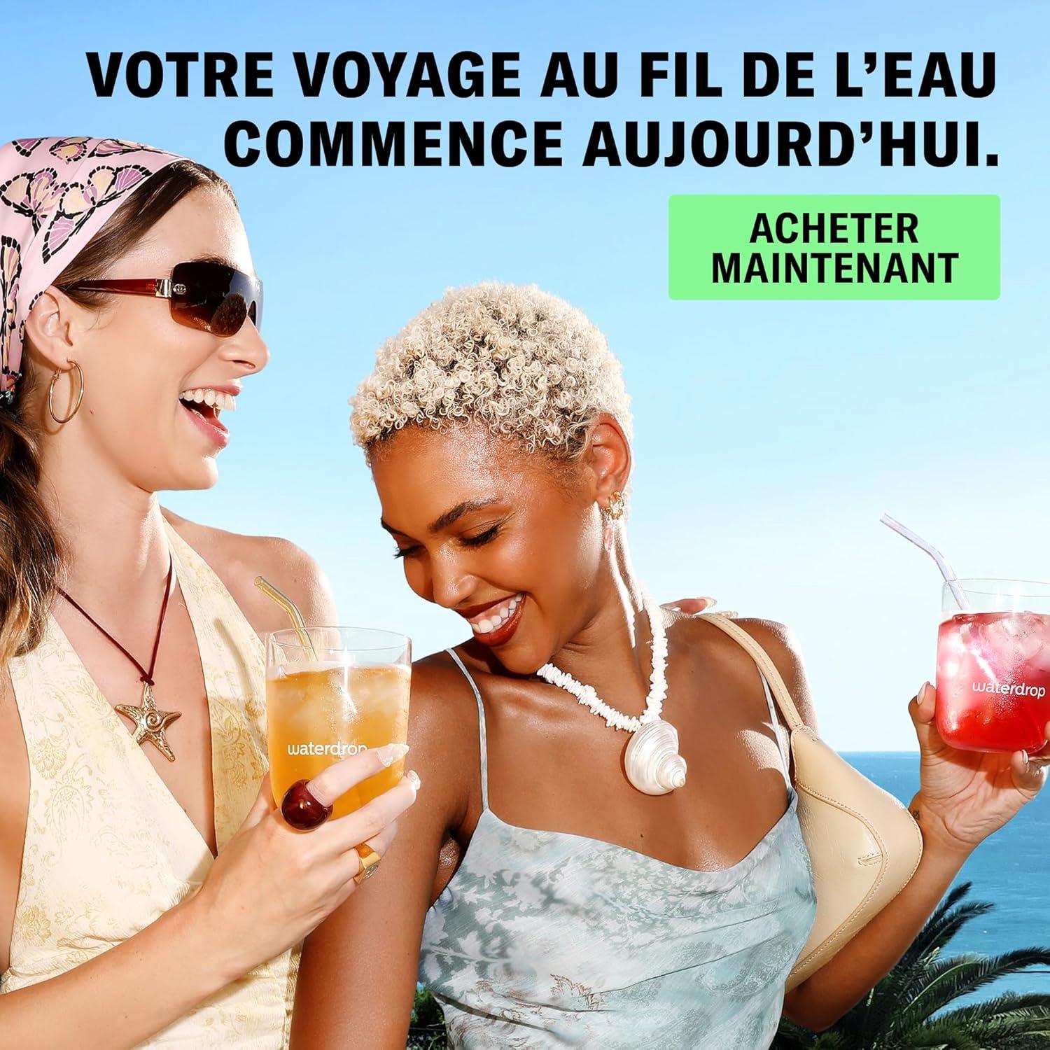 imagewaterdrop Microdrink Coffret Fusion de Fruits 48 Pastilles dHydratation Cubes de Boisson aux 2 Saveurs Fusion Tropicale ampamp Fusion Fruits Rouges Eau Aromatise Sans Sucre avec Vitamine C ampamp B