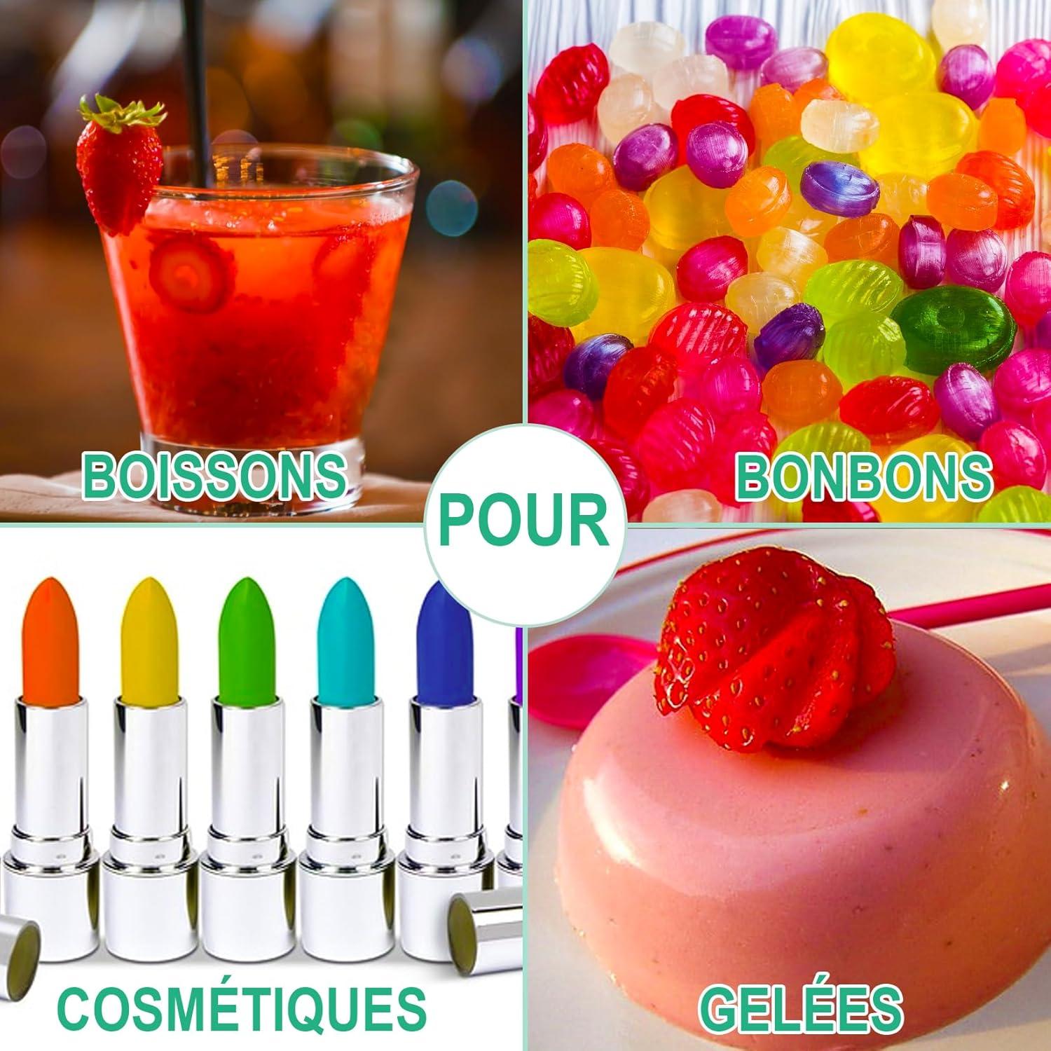 imageArome Alimentaire Extrait Naturel Arme Alimentaire de Fraise Vgtalien Sans Sucre Sans Pigment Flavour Drops Pour Yaourt Glacage Biscuit Noel Creme Liquide Poudre dAmande Boissons 50 ml