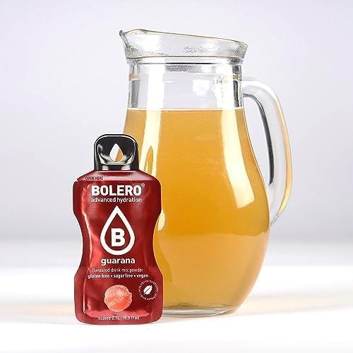imageBolero GUARANA 24x3 Jus en poudre sans sucre dulcor la stvia vitamine C pour enfants et sportifs sans gluten vgtalien Got guarana