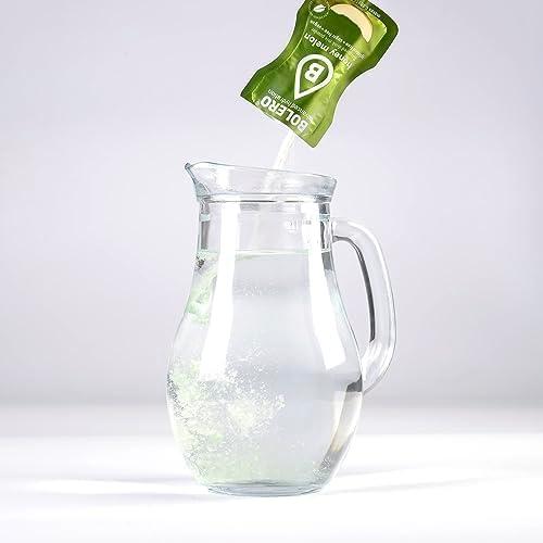 imageBolero HONEY MELON 24x3g Jus en poudre sans sucre dulcor la stvia vitamine C pour enfants et sportifs sans gluten vgtalien got sucr de melon