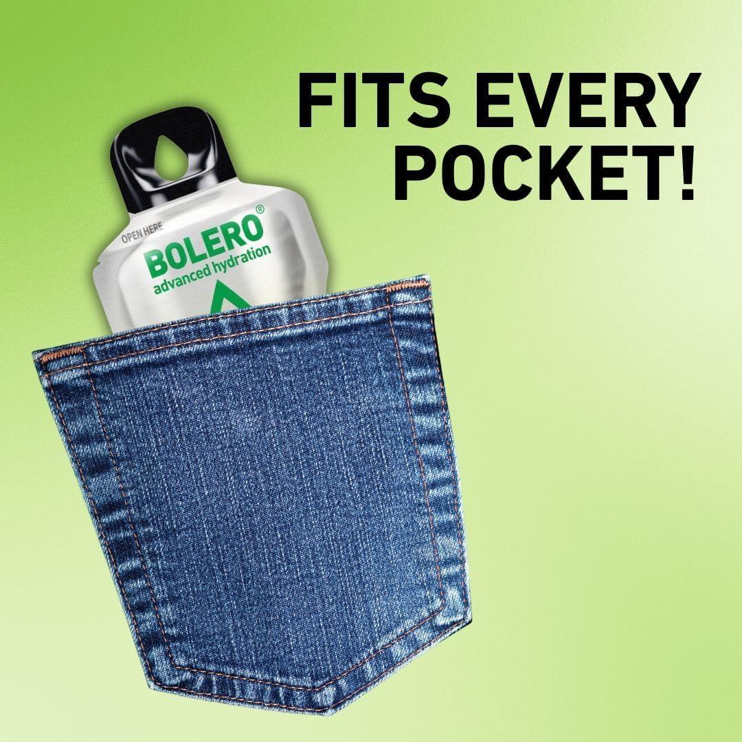 imageBolero TH VERT GLAC FRAMBOISE ampamp GRENADE 24x3g Poudre pour boisson sans sucre dulcore la stvia vitamine C convient aux enfants aux sportifs et aux diabtiques sans gluten