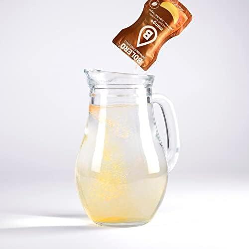 imageBolro MANGO 24x3g Jus en poudre sans sucre dulcor la stvia vitamine C pour enfants et sportifs sans gluten vgtalien saveur de mangue