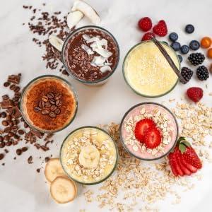 imageGerlina Boisson Milkshake got Vanille Substituts de repas riche en protines Poudre reconstituer contient 15 repas 220385Fraise