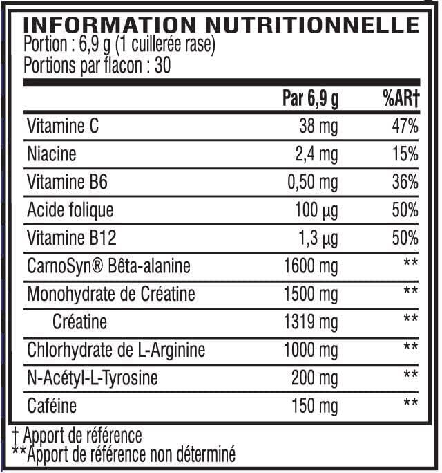 imagePoudre prentranement C4 Original clats dorange boisson nergisante prentranement sans sucre pour hommefemme 150 mg de cafine btaalanine monohydrate de cratine 30 portionsAgrumes