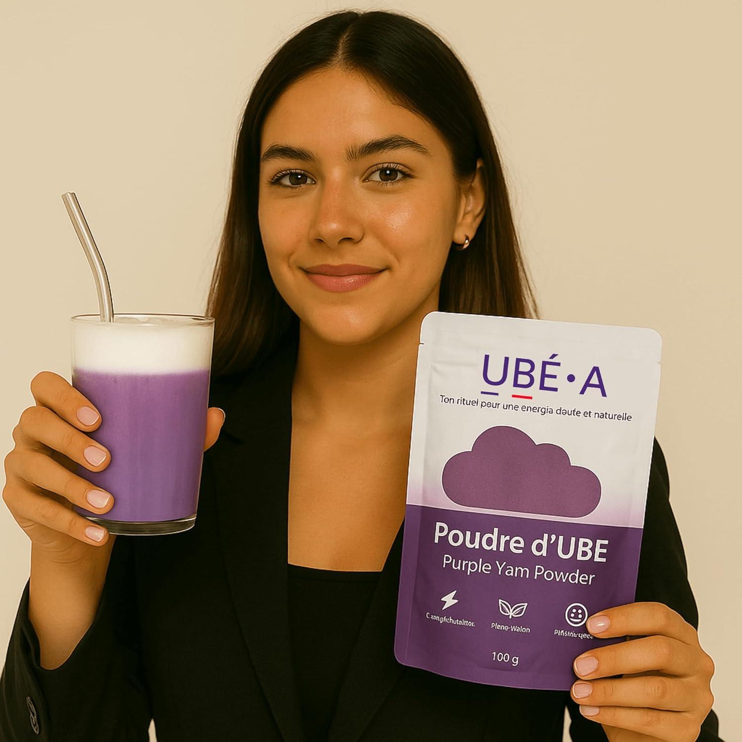 imageUBA Poudre Premium dUbe Pure 100g Superaliment Naturel ampamp Vegan Idale pour Ube Latte dessert Smoothies Mochi ampamp Ptisseries Sans Gluten Sans AdditifsFaible Calories ampamp Sucres