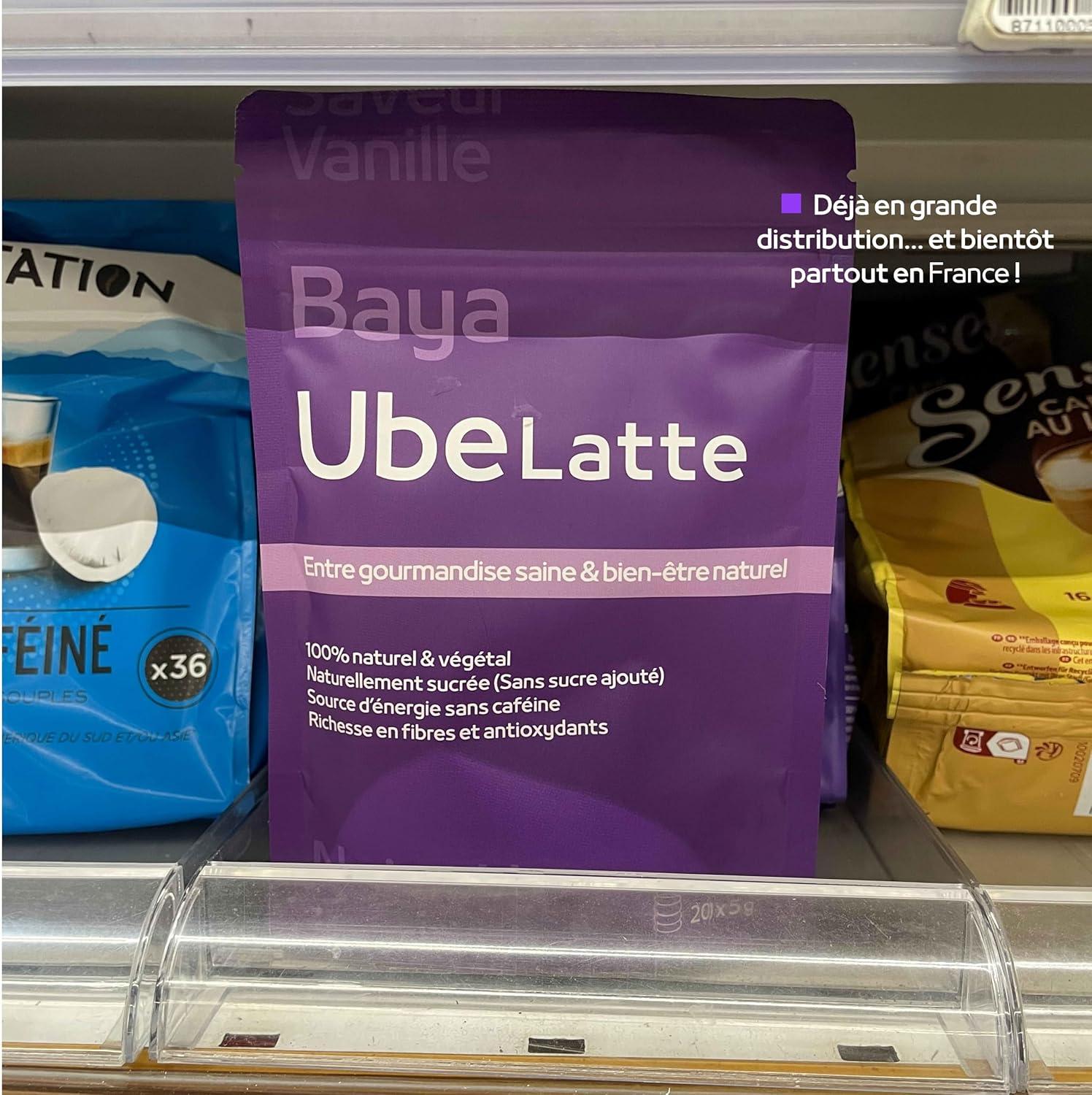 imageUbe Poudre Ube latteQualit PremuimSaveur Douce Faible Calories ampamp Sucres Sans gluten ni cafineRiche en Antioxydants ampamp Fibres savourer en Latte Dessert ou Ptisserie100g