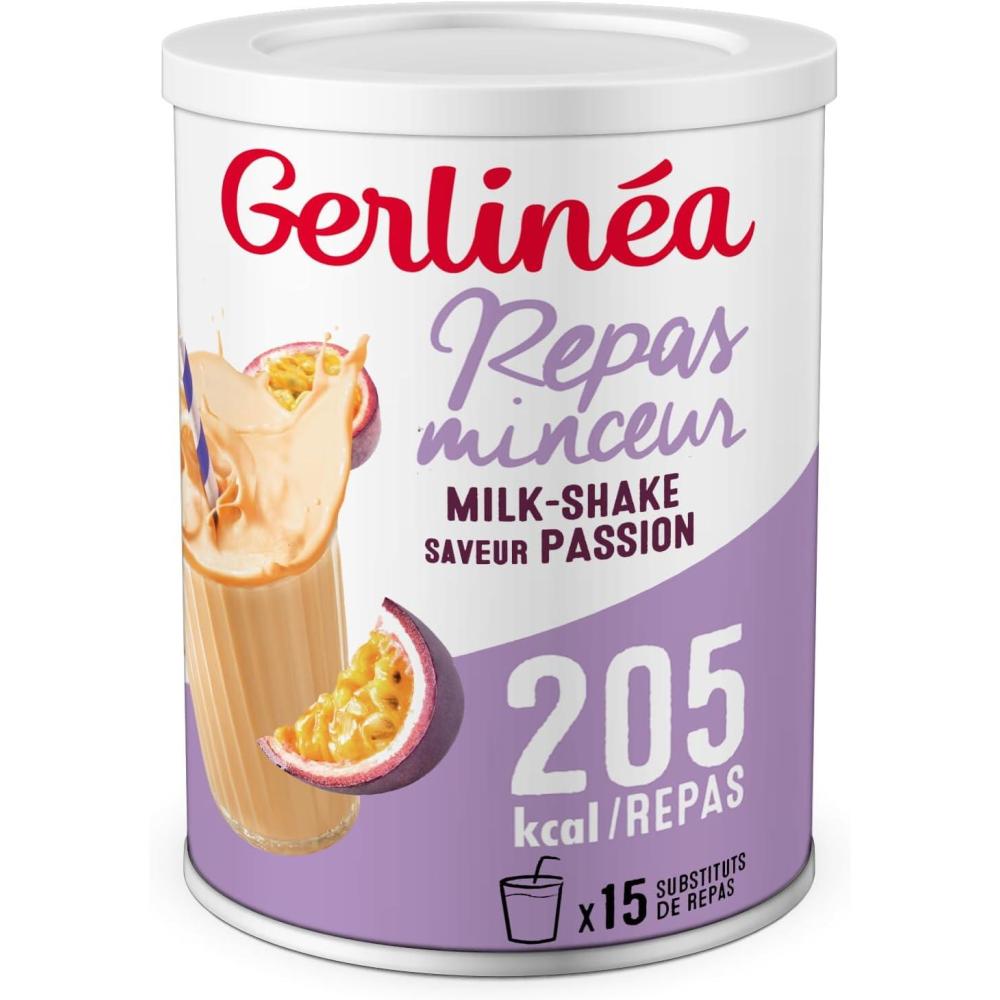 imageGerlina Boisson Milkshake got Vanille Substituts de repas riche en protines Poudre reconstituer contient 15 repas 220385Fruits de la Passion