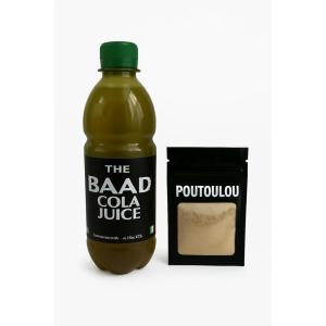 Offre spécial Ankoro/Baad Juice – Boisson Naturelle,Recette Ivoirienne à base de Petit Cola, Gingembre etc – Sans Sucre, Sans Conservateur – Vegan + poutoulou offert(Usage externe uniquement)