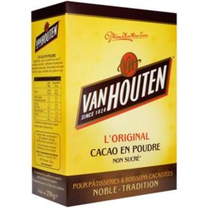 Poudre de Cacao Non Sucré Van Houten 250g/Sachet – Offres de 1, 2 et 3 Sachets – Livraison Gratuite France (3 sachets)(500 g (Lot de 1))