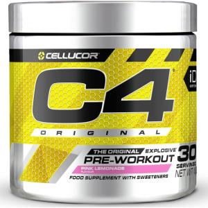 Poudre pré-entraînement C4 Original – éclats d&rsquo;orange | boisson énergisante pré-entraînement sans sucre pour homme/femme | 150 mg de caféine + bêta-alanine + monohydrate de créatine | 30 portions(Limonade/fruits rouges)