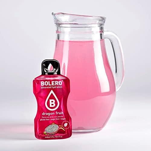 imageBolero RED PUNCH MIX 24x3g Poudre jus sans sucre dulcore avec stvia vitamine C convient aux enfants aux sportifs et aux diabtiques sans gluten et adapt aux vgtaliens