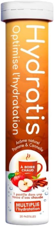 imageHYDRATIS Pastilles Hydratation Electrolytes Miel Citron Gamme Chaude Amliore lHydratation et Favorise lnergie Formule Isotonique Sport Rcupration Bientre 2 tubes 40 PastillesBlanc
