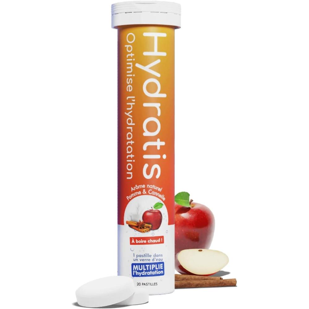 imageHYDRATIS Pastilles Hydratation Electrolytes Miel Citron Gamme Chaude Amliore lHydratation et Favorise lnergie Formule Isotonique Sport Rcupration Bientre 2 tubes 40 PastillesBlanc