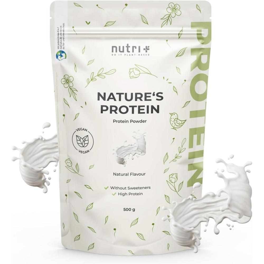 imageNutri  Chocolat en poudre aux protines naturelles sans dulcorant 500g  boisson sans lactose et sans sucre  comme shake ou pour la cuisson au four  sans gluten  vgtalienNeutre