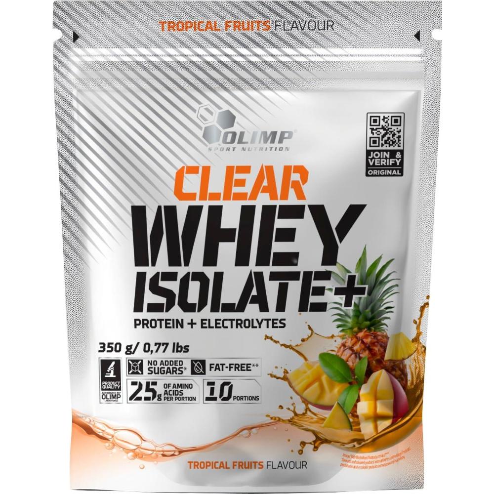 imageOlimp Clear Whey Isolate  Electrolytes Wild Fruits  350gTropical Fruits