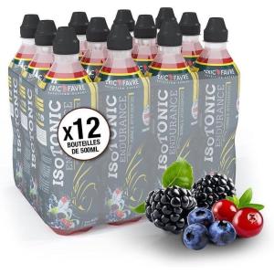BOISSON ISOTONIQUE SMART DRINK – Énergie, Endurance, Hydratation, Reminéralisation – Convient au Régime Vegan – Pack de 12 – Saveur Multi-Fruits – Eric Favre(Multi-fruits)