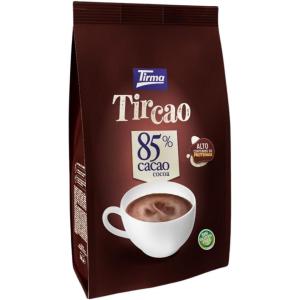 Tirma TirCao 85% cacao en poudre 350g | Cacao soluble sans sucre ajouté | Boisson chocolatée pour petit-déjeuner et desserts | Idéal pour régimes végétaliens