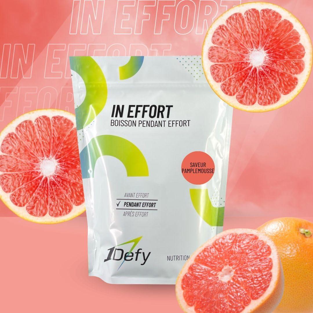 image1Defy In Effort Boisson isotonique Boisson pendant effort Fruits Rouges 500gPamplemousse