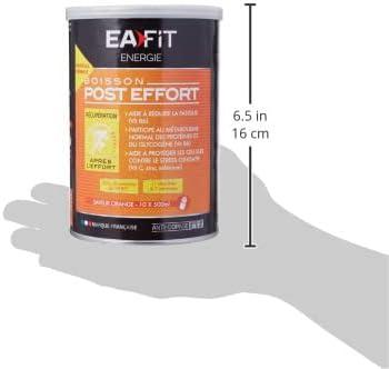 imageEAFIT Boisson PostEffort Aide rduire la fatigue et protge les cellules contre le stress oxydatif 26g de glucides 11g de protines 11 vitamines et 7 minraux par shaker Orange 457g457 g Lot de 2