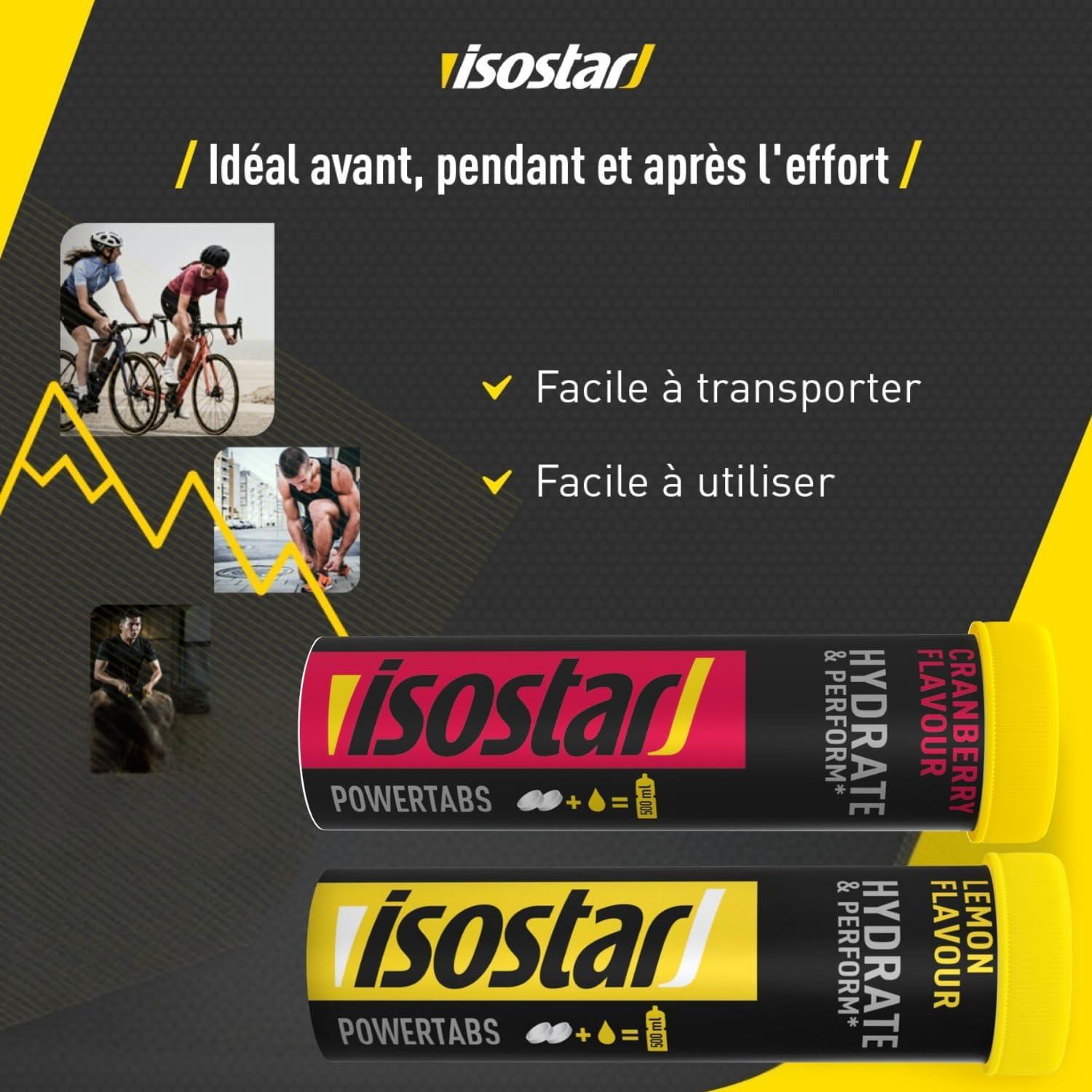 imageIsostar Hydrate ampamp Perform Powertabs Saveur Orange Tablettes Effervescentes Boisson Isotonique Sport lectrolytes Hydratation Running Vlo ampamp Trail Vitamines C E ampamp B110 Tablettes 120gMultisaveurs