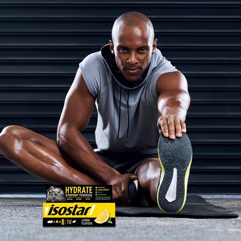 imageIsostar Hydrate ampamp Perform Powertabs Saveur Orange Tablettes Effervescentes Boisson Isotonique Sport lectrolytes Hydratation Running Vlo ampamp Trail Vitamines C E ampamp B110 Tablettes 120gCitron