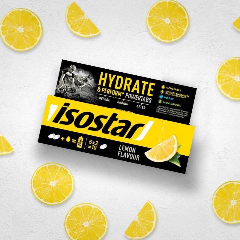 imageIsostar Hydrate ampamp Perform Powertabs Saveur Orange Tablettes Effervescentes Boisson Isotonique Sport lectrolytes Hydratation Running Vlo ampamp Trail Vitamines C E ampamp B110 Tablettes 120gCitron