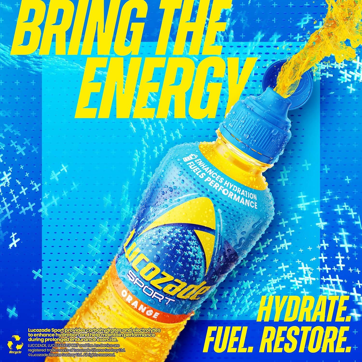 imageLucozade Sport Orange 4 x 500 ml